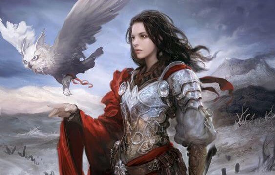 Mon esprit abrite un grand guerrier.