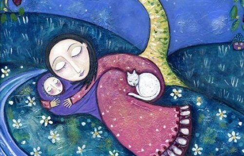 Le lien avec mon enfant surgit de l'âme et non pas parce qu'on a le même sang