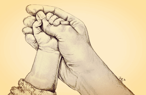 Le réflexe de préhension : votre bébé serre votre doigt dans sa main