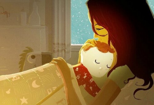 Embrasser, réconforter et s'occuper d'un enfant, ce n'est pas mal élever, c'est aussi éduquer