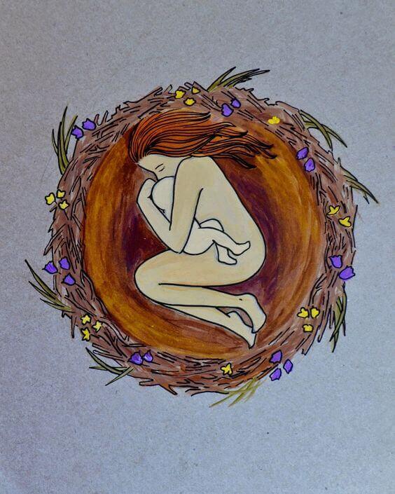 Une mère aime son bébé depuis le premier battement de son coeur.