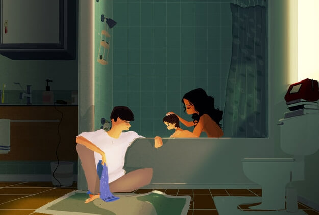 Passer des moments intimes en famille est important pour que le développement de la personnalité