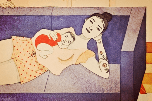 Depuis que tu es là, je dors moins mais mon sourire est plus grand