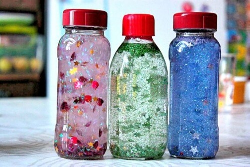 Exemple de bouteille de retour au calme