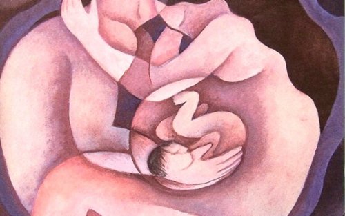 Illustration d'un couple dont la femme est enceinte