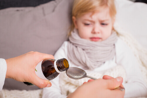 enfant malade médicament