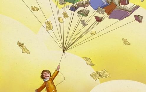 enfant avec des livres