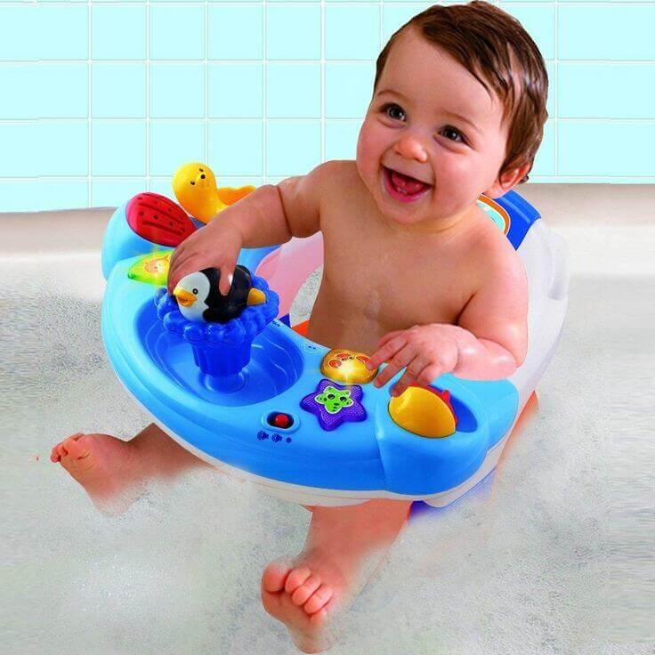 Le siège pour le bain garantit la meilleure sécurité pour votre enfant