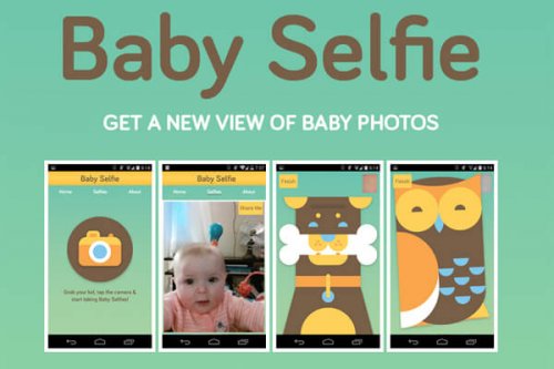 Baby Selfie est une application payante uqi vous permet de prendre votre enfant en photo.