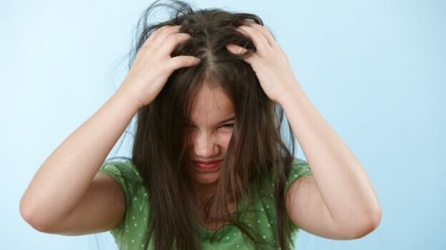 poux chez une petite fille