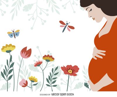 Durant le premier trimestre de grossesse, une femme peut se sentir bénie par la nature