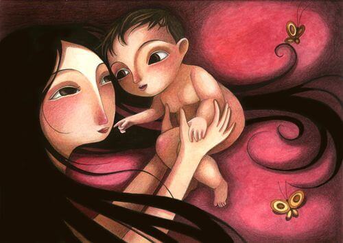 Quand on donne de l'amour à un enfant, il est important qu'il le sente