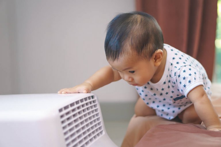 L'utilisation de l'air conditionné lorsque l'on a un bébé