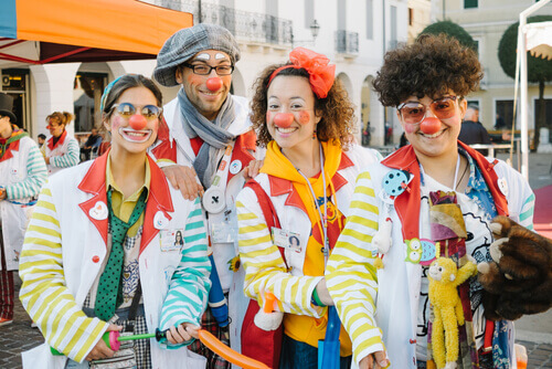 les clowns comme remede