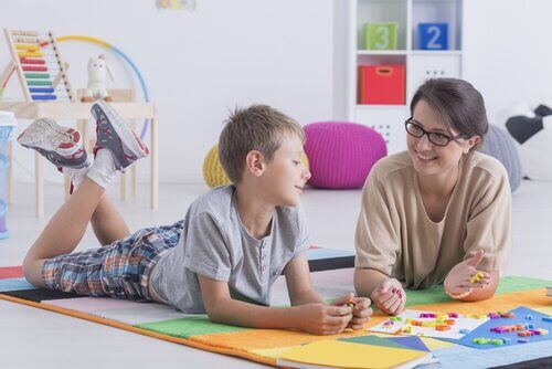 l'entretien d'une baby-sitter