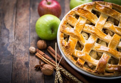 Dessert à la pomme
