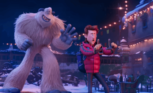 Smallfoot est un film d'animation pour enfants mettant en scène le mythe du Yéti d'un point de vue amical.