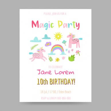 5 idées originales de carton d'invitation d'anniversaire