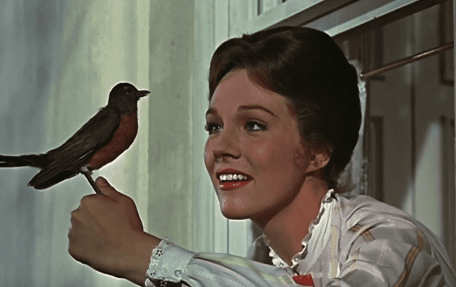 Mary Poppins était une nounou fictive qui voyageait partout avec un parapluie en apportant des solutions affectives et musicales aux problèmes.