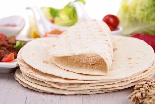 Une pile de fajitas
