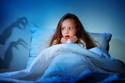 Les cauchemars occupent également une bonne partie des peurs des enfants les plus fréquentes. 