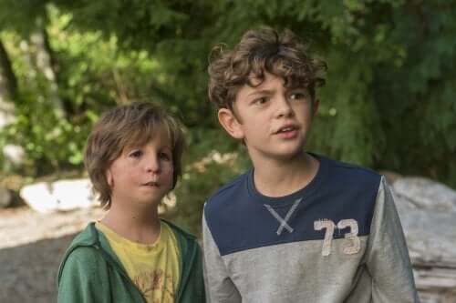 August et son ami dans Wonder