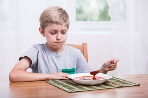 enfant ne voulant plus manger