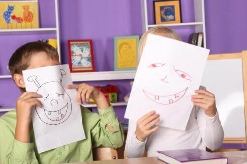 Des dessins d'enfants