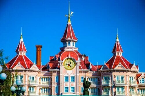 Disneyland Paris : entrée du château