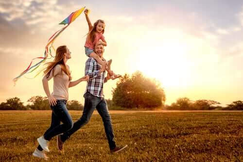 Une sortie en campagne avec les enfants.