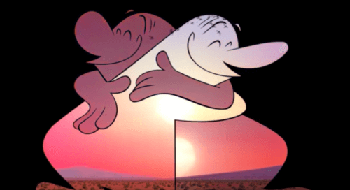 Une étreinte entre Jour et Nuit.