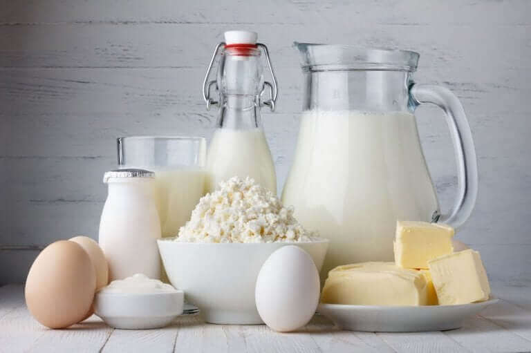 Des produits laitiers