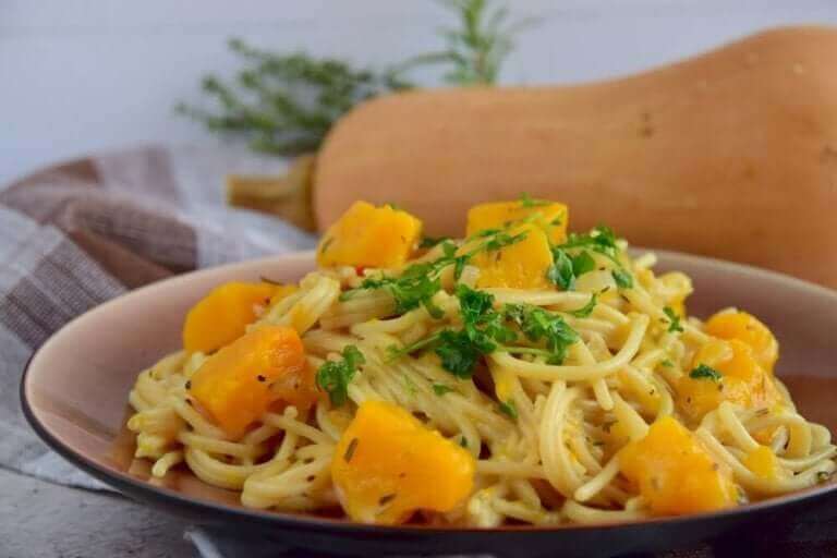 spaghettis à la courge