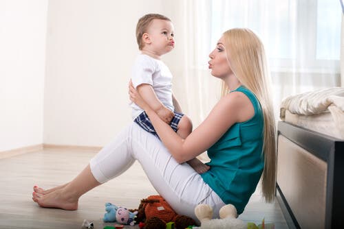 Un bébé ayant besoin d'une thérapie du langage