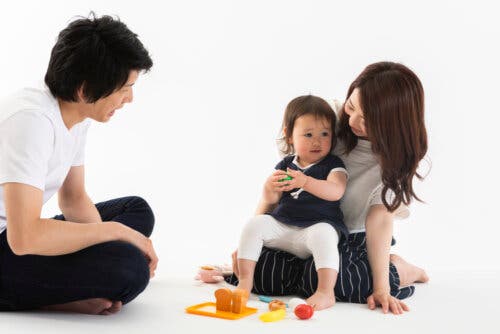 Des parents avec leur fille