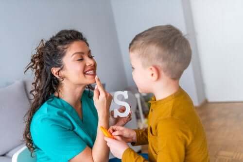 La dysfluence du langage chez un enfant.