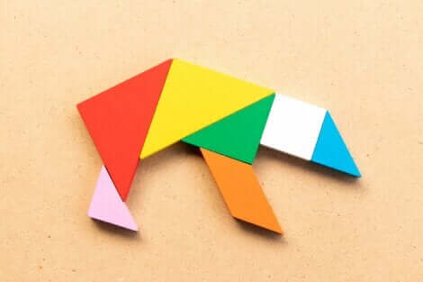 Une figure de tangram.