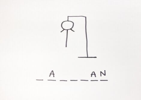 Le jeu du pendu.