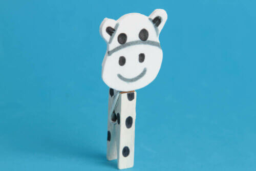 Un animal en pince à linge