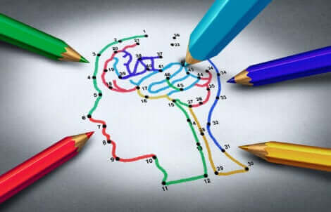 Relier des points sur un dessin.