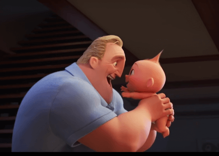 Père et bébé Indestructibles.