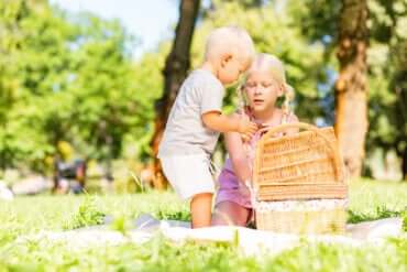 Le panier à trésors pour les enfants.