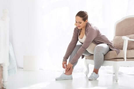 Un pantalon pour femme enceinte.