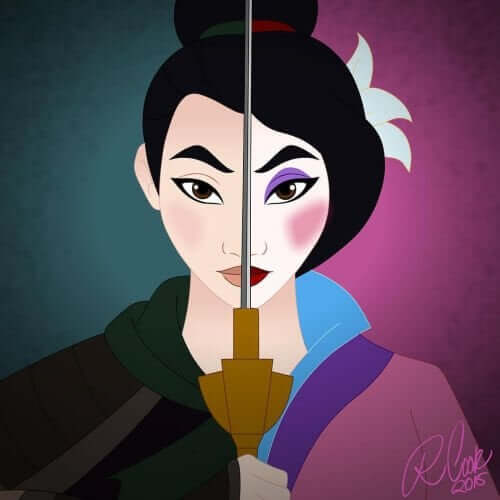 Mulan, l'héroïne chinoise de Disney.