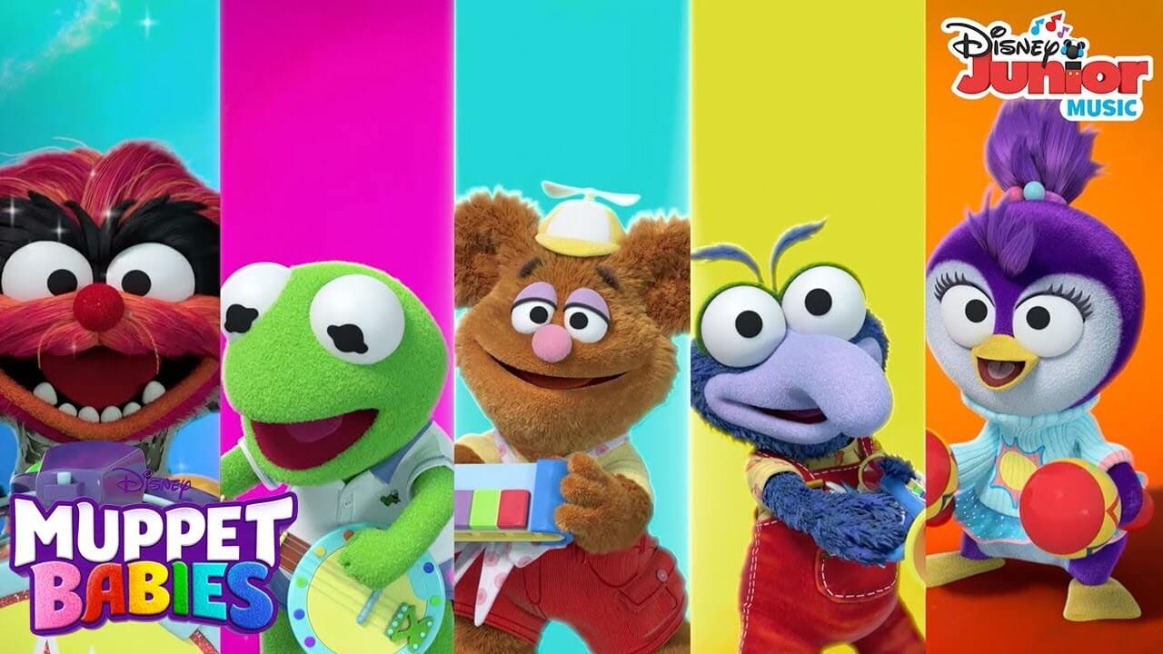 Muppet Babies, une série en anglais pour enfants. 