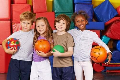 Jeux d'éducation physique pour les enfants