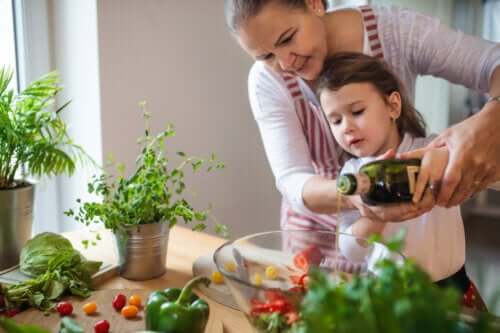 Bienfaits de l'huile d'olive pour les enfants