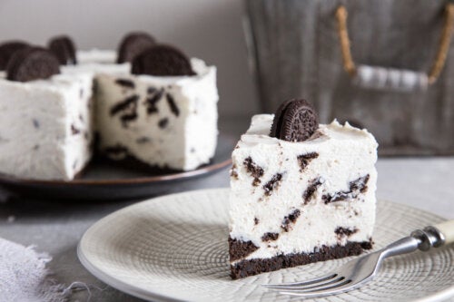 Gâteau aux biscuits Oreo façon cheese cake: idéal pour les anniversaires