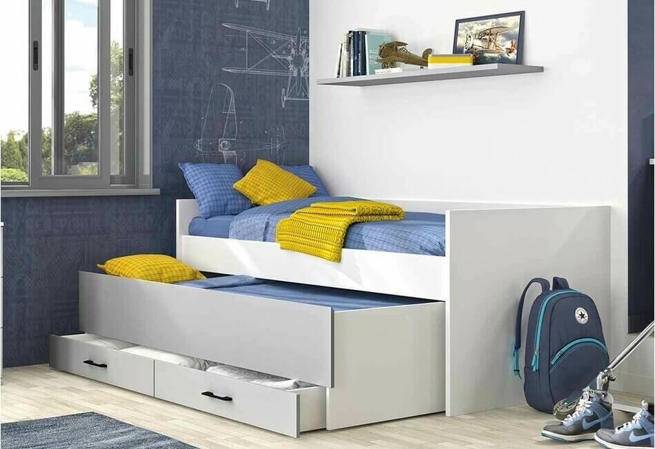 lit gigogne avec tiroirs