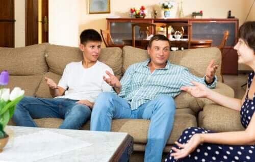 Adolescents impliqués dans les disputes de leurs parents